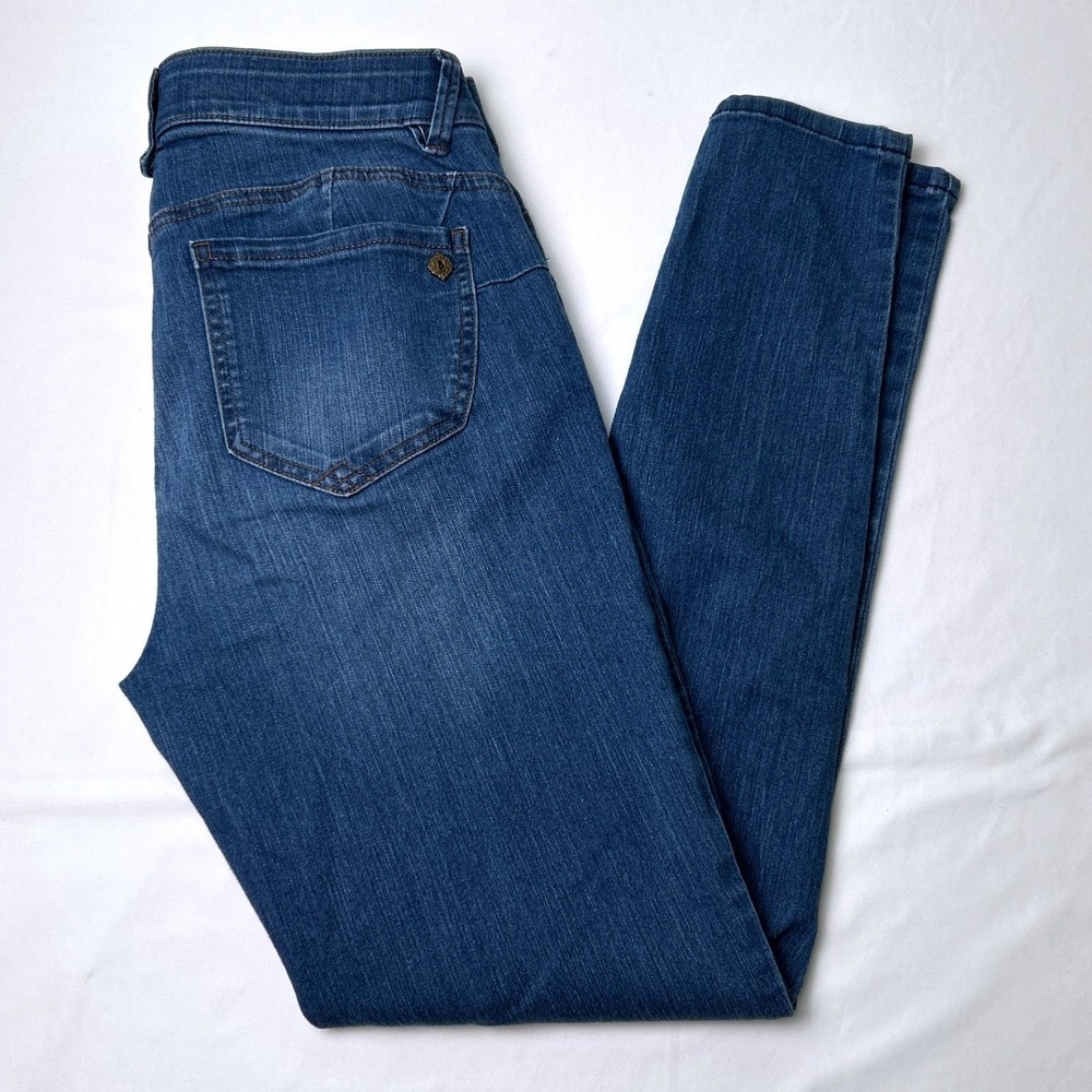 Democracy Women Absolution Slimming Stretch Skinny Jeans Size 8 Medium Wash Blue